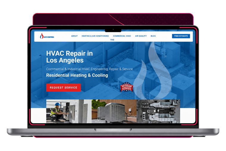 SEO-optimized contractor website preview